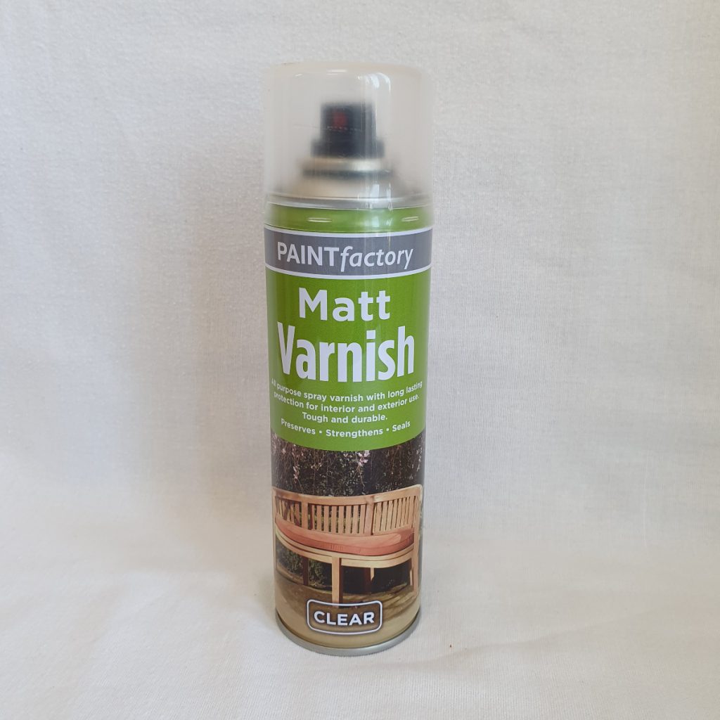 Clear Matt Spray Varnish Edging Tapes & DIY