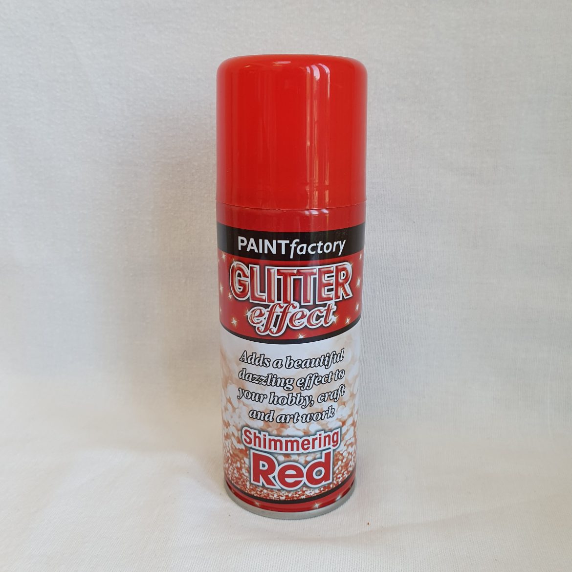 Shimmering Red Glitter Spray Paint 200ml Edging Tapes & DIY