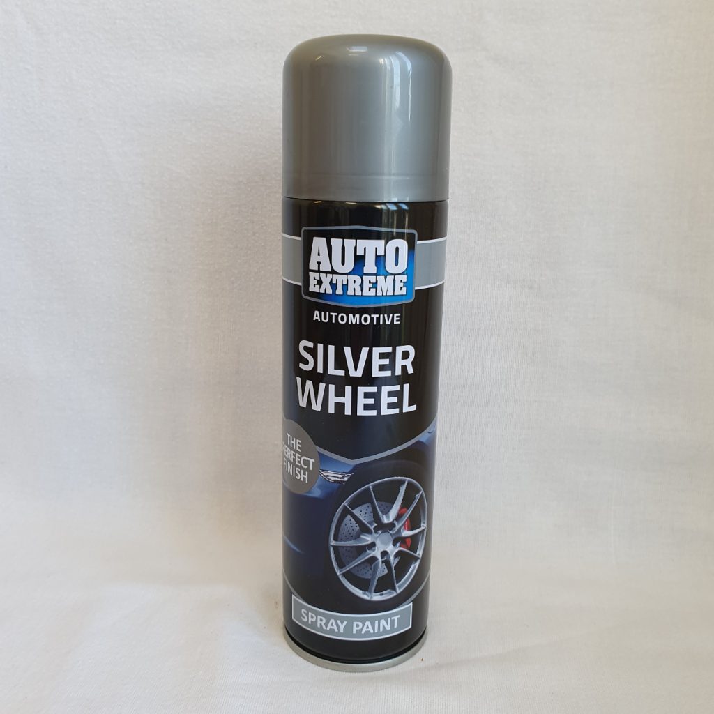 Silver Wheel Spray Paint 250ml Edging Tapes & DIY