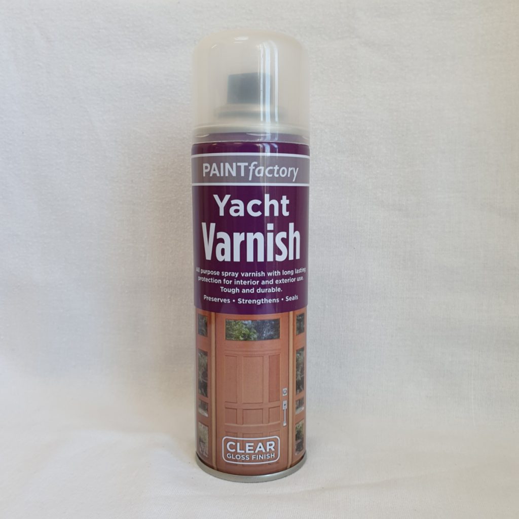 Spray Paint Yacht Varnish 250ml Edging Tapes & DIY